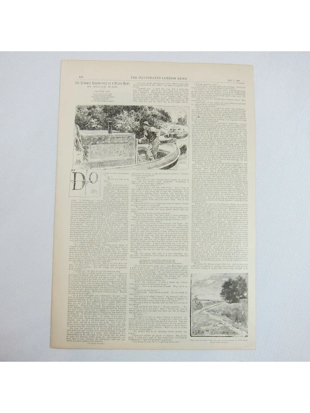 Antique 1888 Print Views in Lower California San Rafael Valley Las Animas Canyon